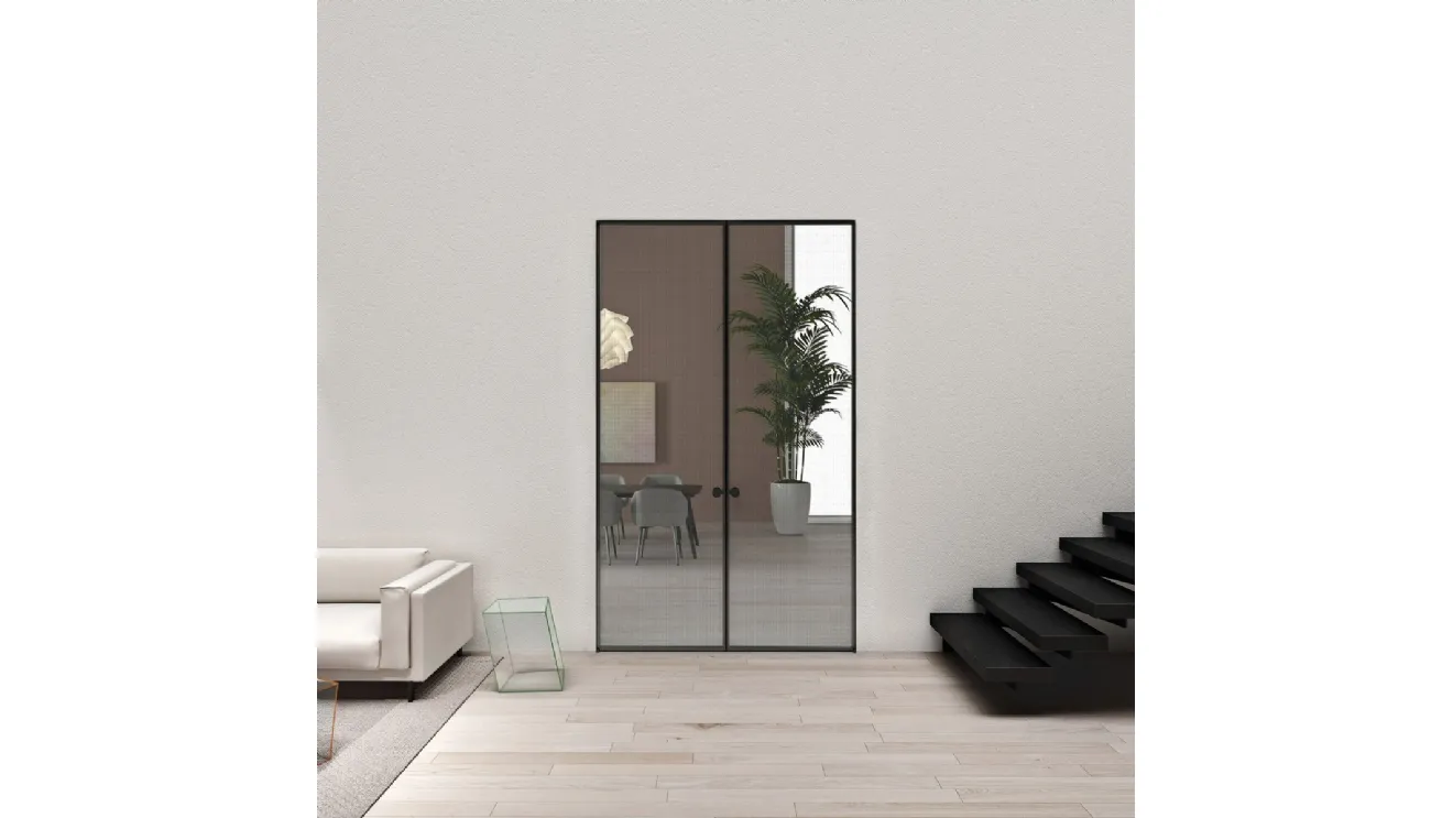 Porta per interni Aladin Double Pocket Mono di Glas Italia