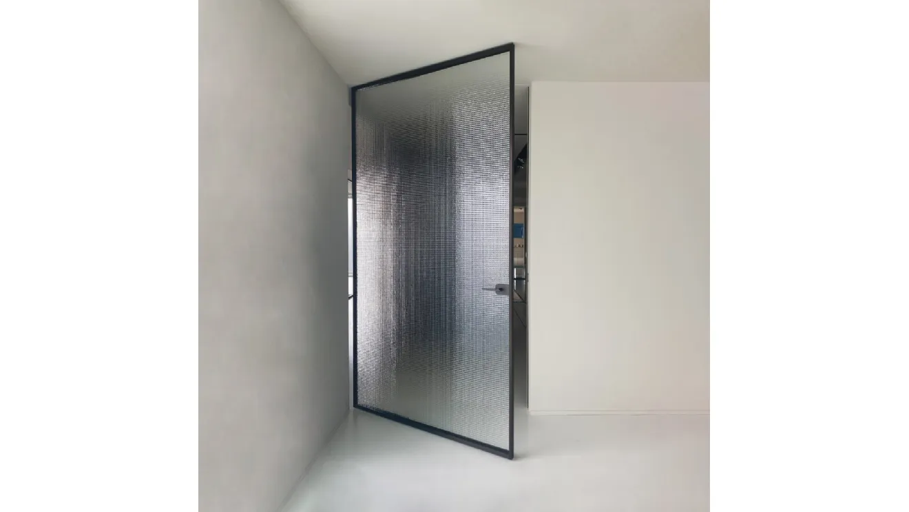 Porta per interni Sherazade Pivot Plain di Glas Italia